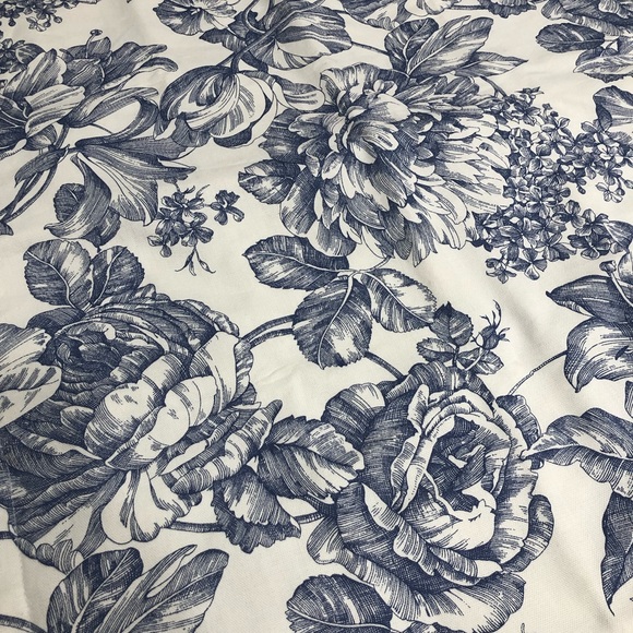 Waverly Garden Toile Lapis European Sham - Picture 3 of 8